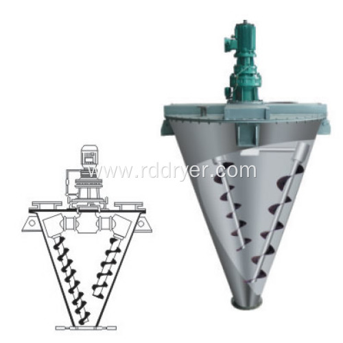 Conical Screw Mixer with Explosion-Proof Motor